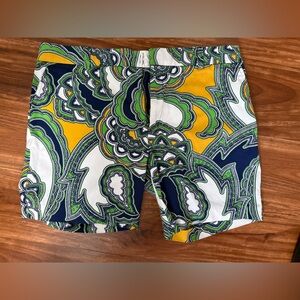 Mr. Turk Paisley Stretch Shorts size 38